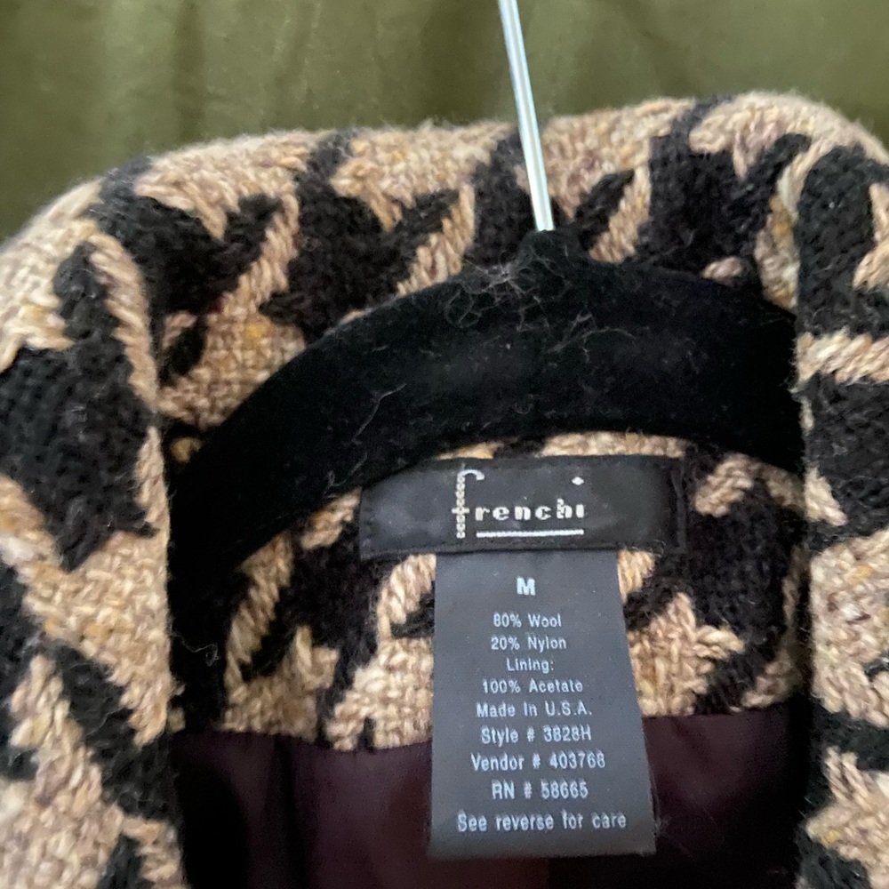 Pea Herringbone Coat - Picture 6 of 6